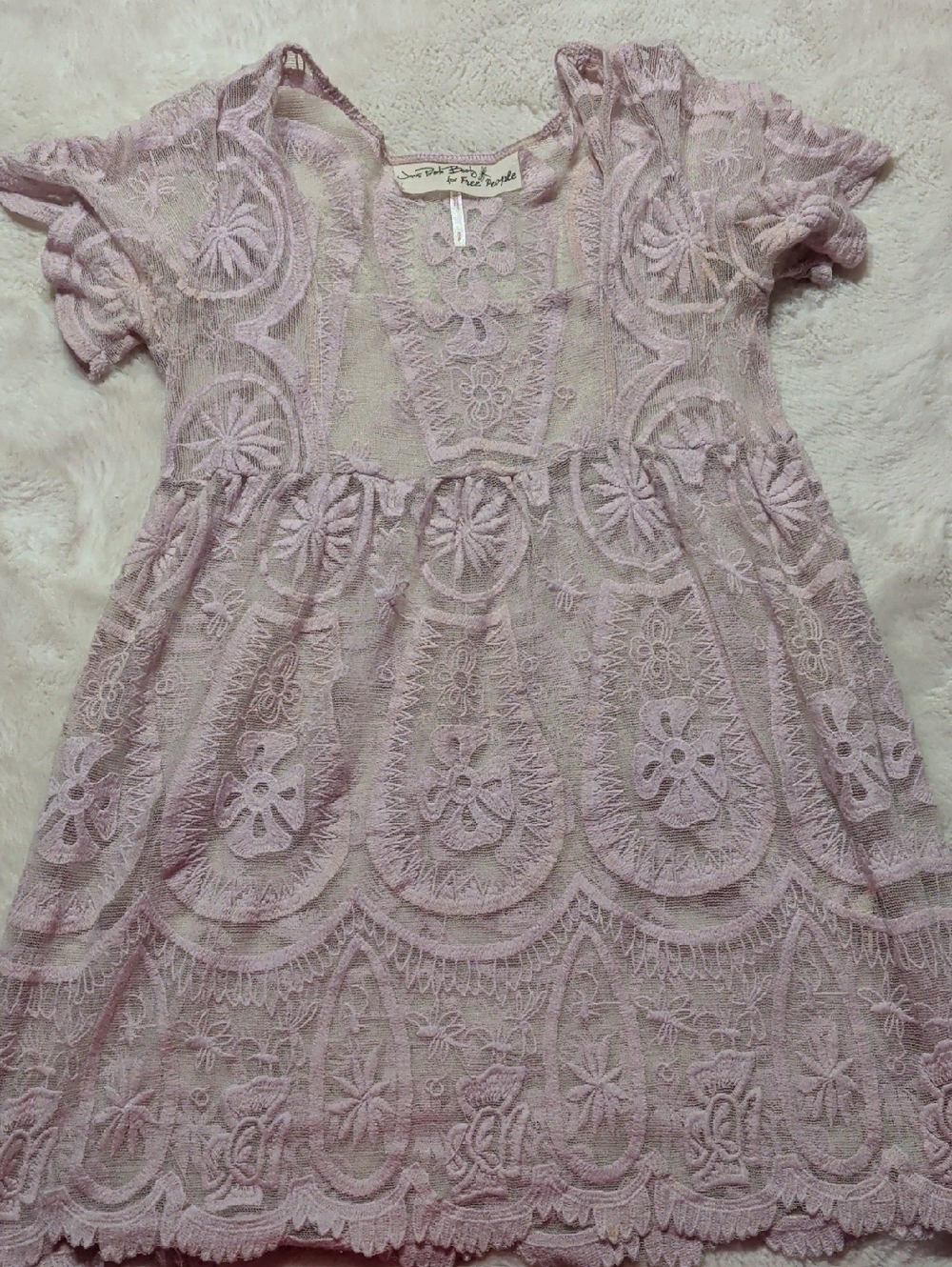 Jens Pirate Booty For Free People Cream Lace Mini
